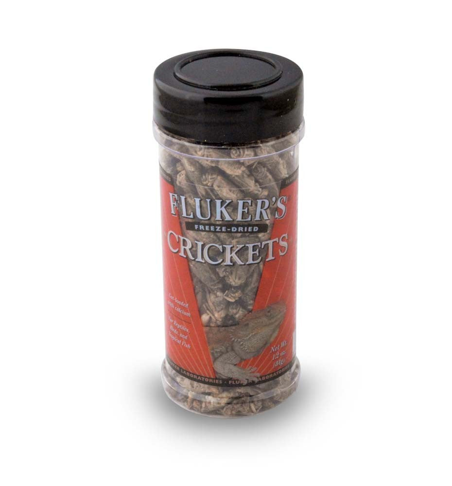 Fluker's Freeze Dried Crickets Reptile Food 1ea/12 oz for your Pet Reptile with Pet Store X.