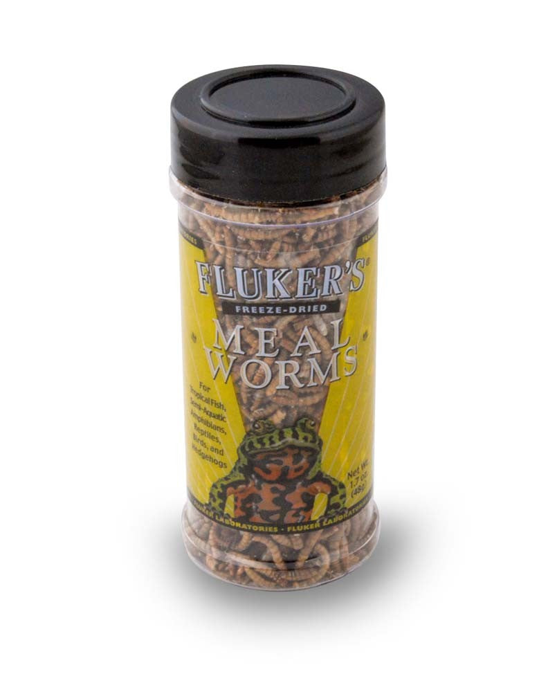 Fluker's Freeze Dried Mealworms Reptile Food 1ea/17 oz for your Pet Reptile with Pet Store X.