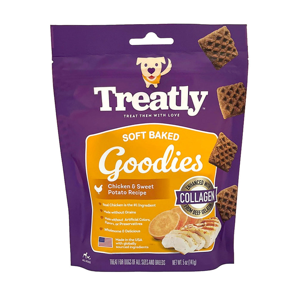 Treatly Soft Baked Goodies Dog Treats Chicken & Sweet Potato, 1ea/5oz.