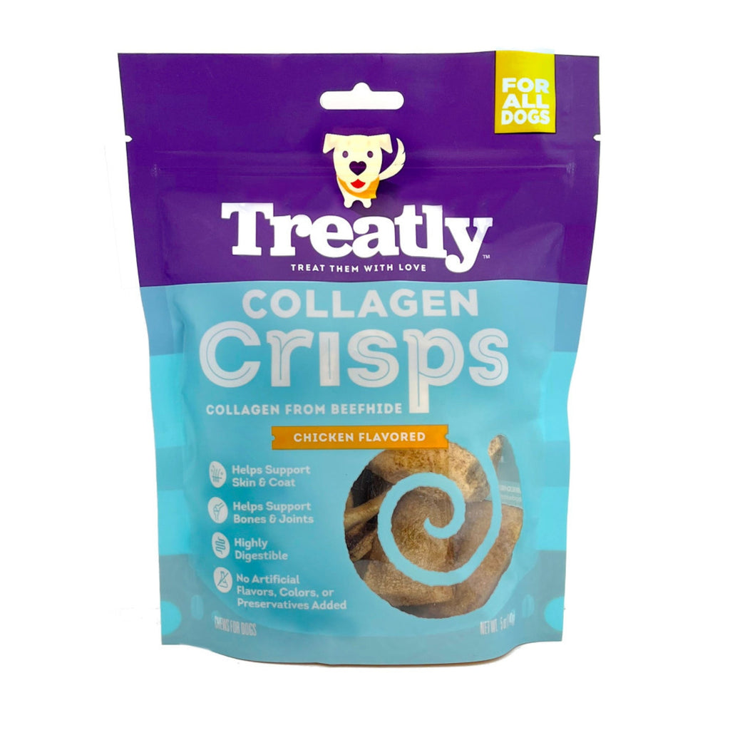 Treatly Collagen Crisps Dog Treats Chicken, 1ea/5oz.