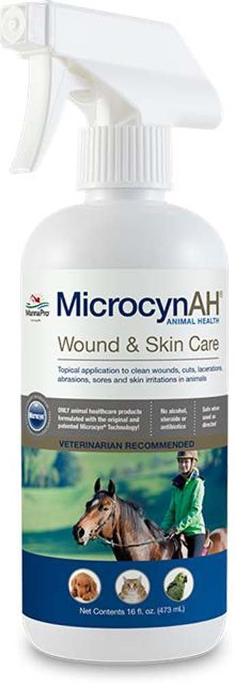 MicrocynAH Wound & Skin Care 1ea/16 fl oz for your Pet Dog with Pet Store X.