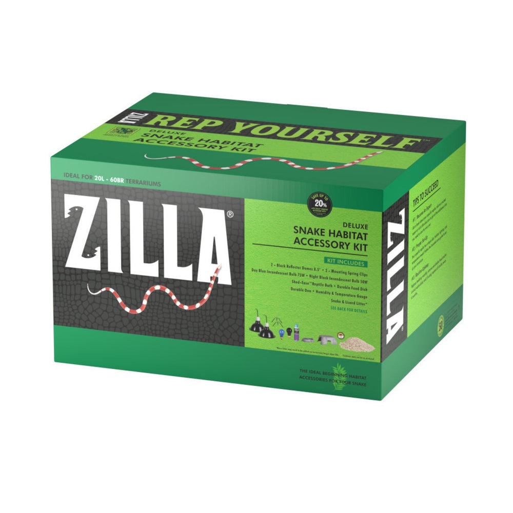 Zilla Snake Habitat Accessory Kit 1ea for your Pet Reptile with Pet Store X.