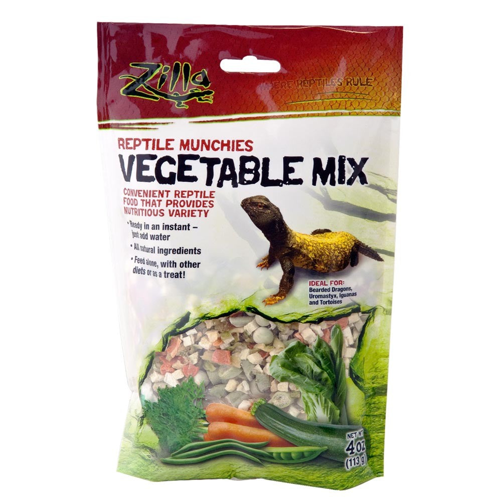 Zilla Reptile Munchies Vegetable Mix 1ea/4 oz for your Pet Reptile with Pet Store X.