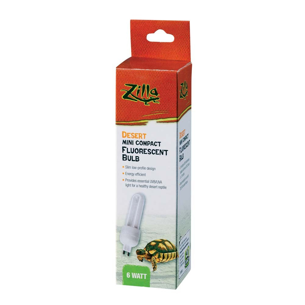 Zilla Mini Compact Fluorescent Bulbs Desert 1ea/One Size for your Pet Reptile with Pet Store X.