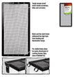 Zilla Solid Screen Covers 1ea/16 X 8 in for your Pet Reptile with Pet Store X.