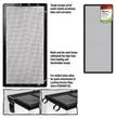 Zilla Solid Screen Covers 1ea/30 X 12 in for your Pet Reptile with Pet Store X.