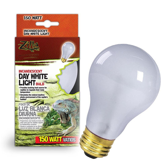 Zilla Incandescent Bulbs Day White 1ea/150 W for your Pet Reptile with Pet Store X.