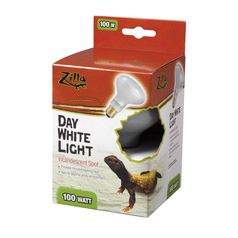 Zilla Incandescent Spot Bulbs Day White 1ea/100 W for your Pet Reptile with Pet Store X.