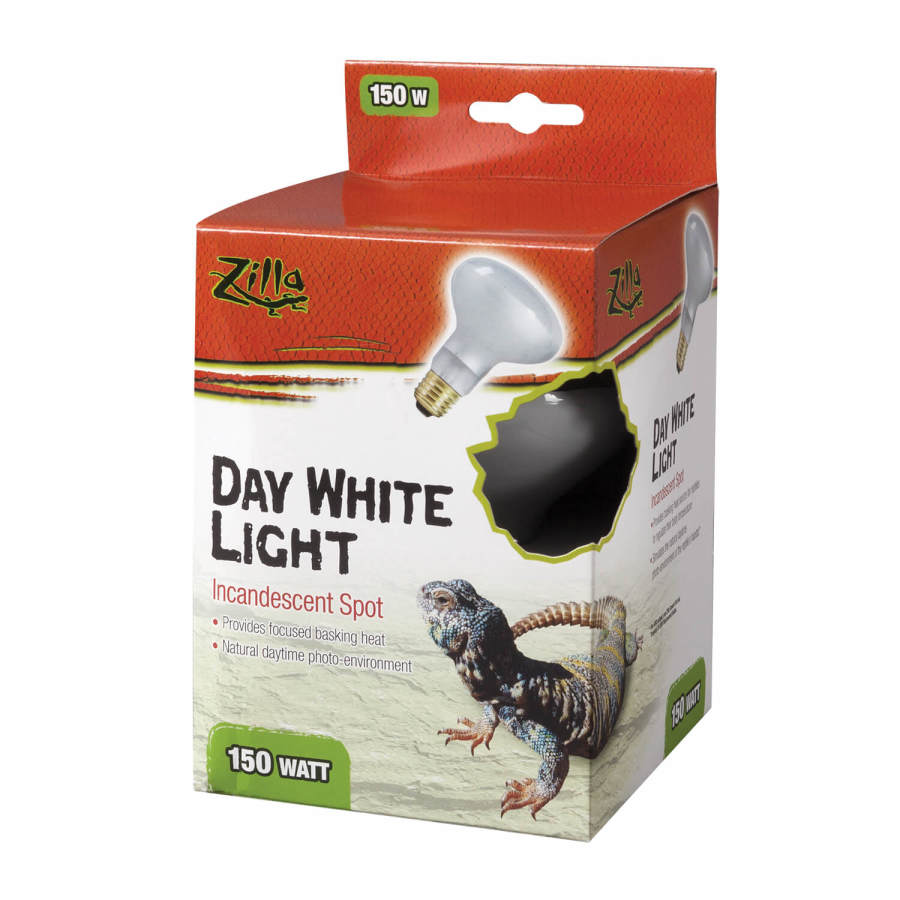 Zilla Incandescent Spot Bulbs Day White 1ea/150 W for your Pet Reptile with Pet Store X.