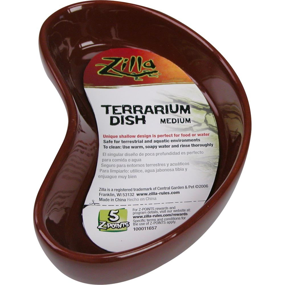 Zilla Terrarium Dishes 1ea/Medium