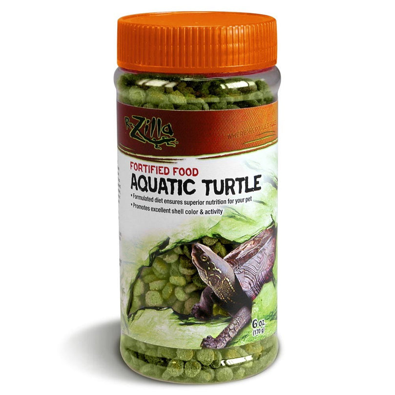 Zilla Aquatic Turtle Extruded Food Pellets 1ea/6 oz for your Pet Reptile with Pet Store X.