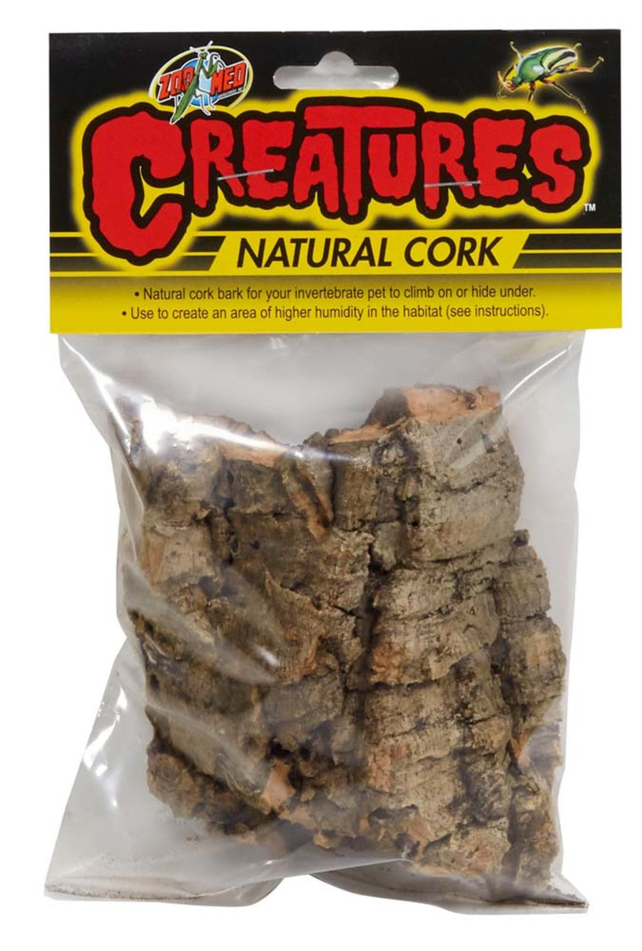 Zoo Med Creatures Natural Cork Brown 1ea