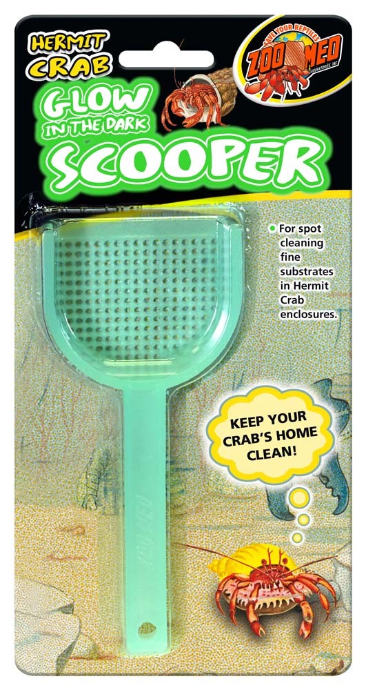 Zoo Med Hermit Crab Scooper Glow in the Dark 1ea