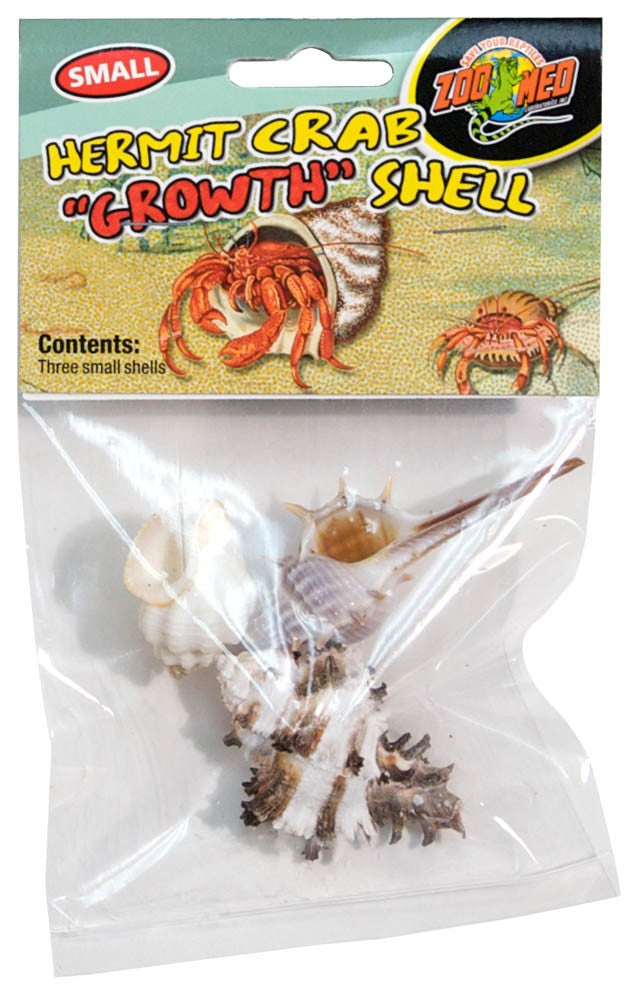 Zoo Med Hermit Crab Growth Shell Assorted 1ea/SM, 3 pk for your Pet Reptile with Pet Store X.