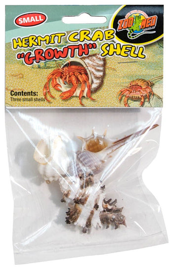 Zoo Med Hermit Crab Growth Shell Assorted 1ea/SM, 3 pk for your Pet Reptile with Pet Store X.