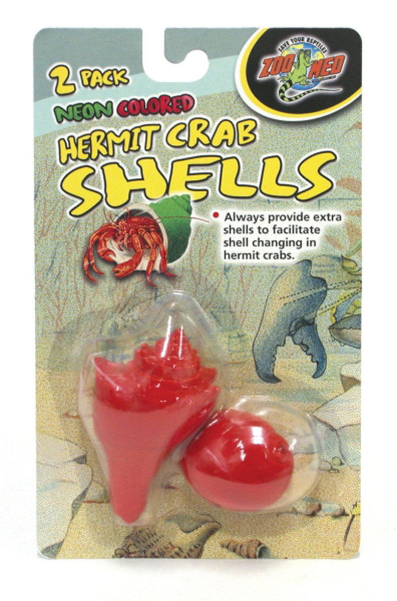 Zoo Med Hermit Crab Decorative Shell Neon Shell Assorted 1ea/2 pk for your Pet Reptile with Pet Store X.