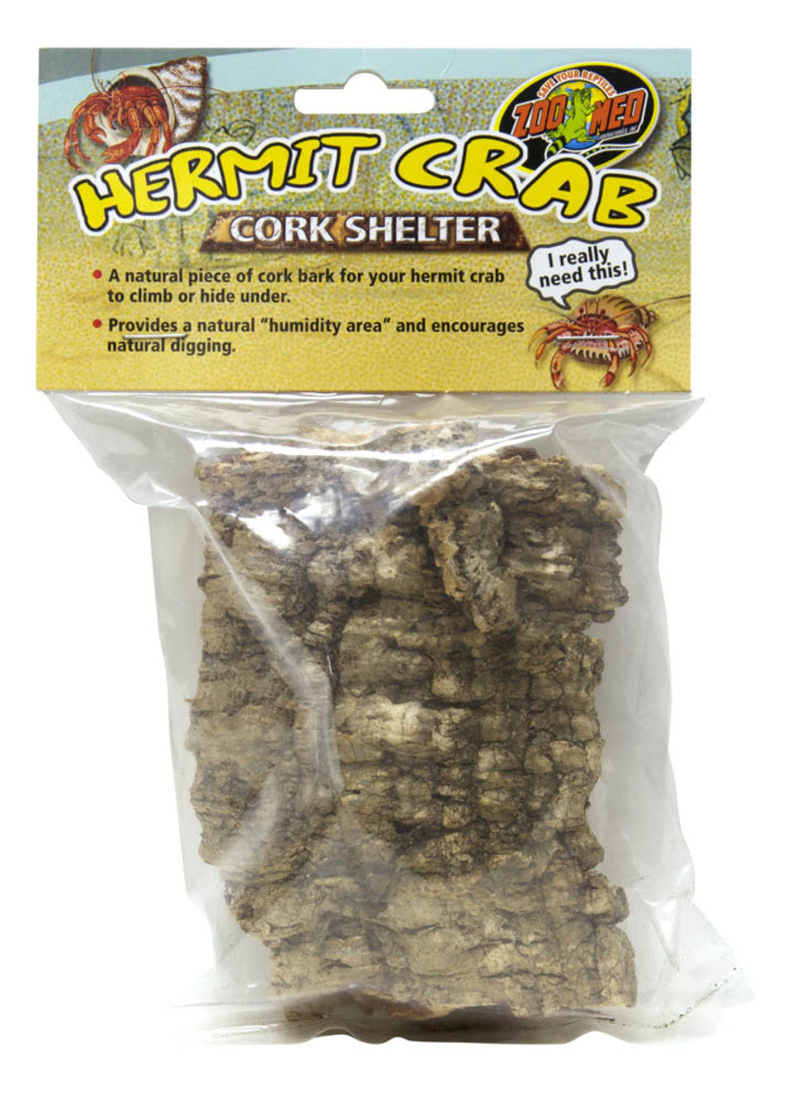 Zoo Med Hermit Crab Cork Shelter Brown 1ea for your Pet Reptile with Pet Store X.