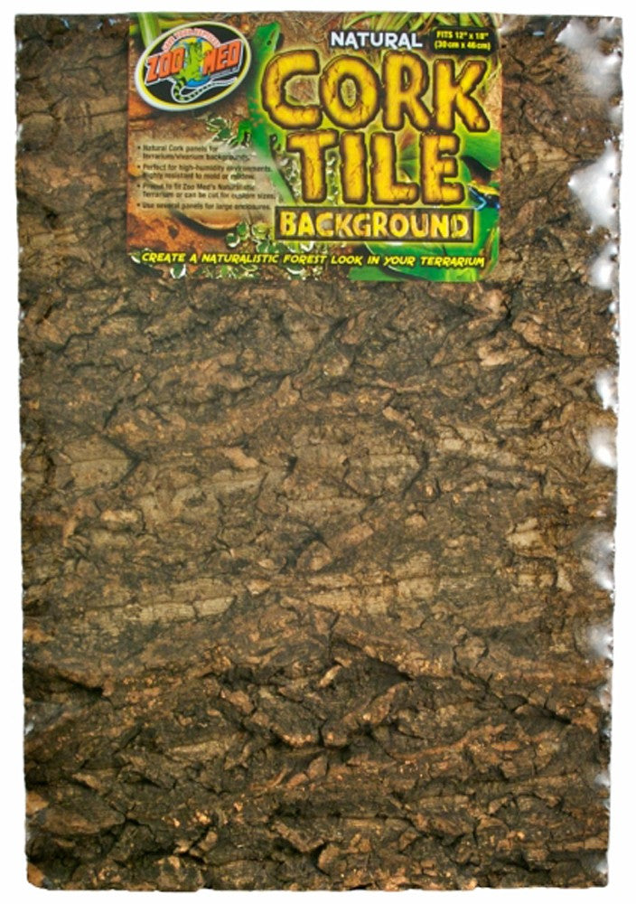 Zoo Med Natural Cork Tile Background Brown 1ea/12In X 18 in, MD for your Pet Reptile with Pet Store X.