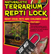 Zoo Med Naturalistic Terrarium Repti Lock Black 1ea for your Pet Reptile with Pet Store X.