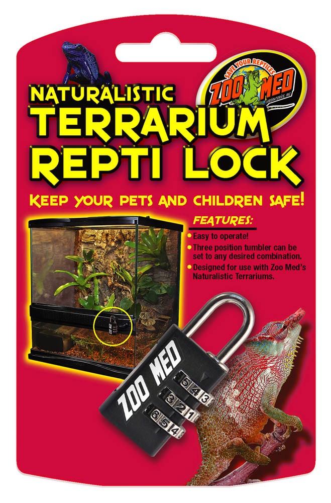 Zoo Med Naturalistic Terrarium Repti Lock Black 1ea for your Pet Reptile with Pet Store X.