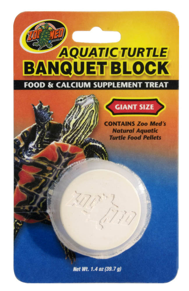 Zoo Med Aquatic Turtle Banquet Block 1ea/Giant for your Pet Reptile with Pet Store X.