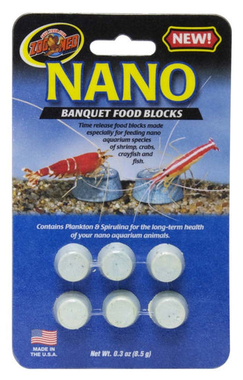 Zoo Med Nano Banquet Fish Feeding Block 1ea/03 oz, Mini for your Pet Fish with Pet Store X!