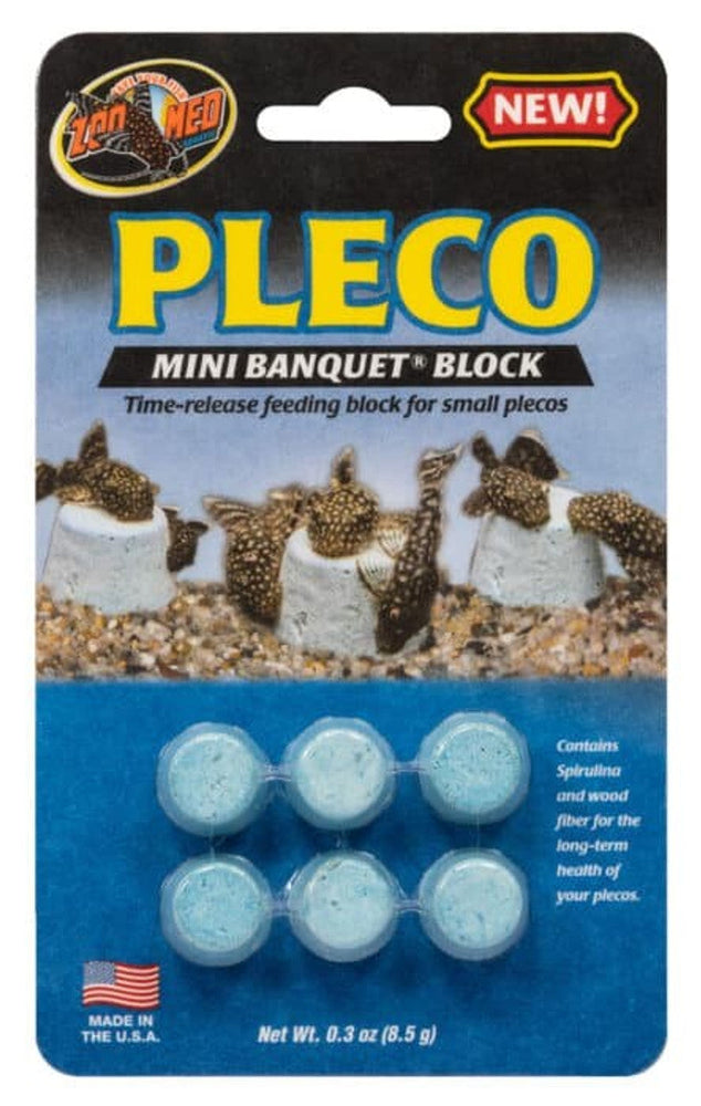 Zoo Med Pleco Banquet Fish Feeding Block 1ea/Mini