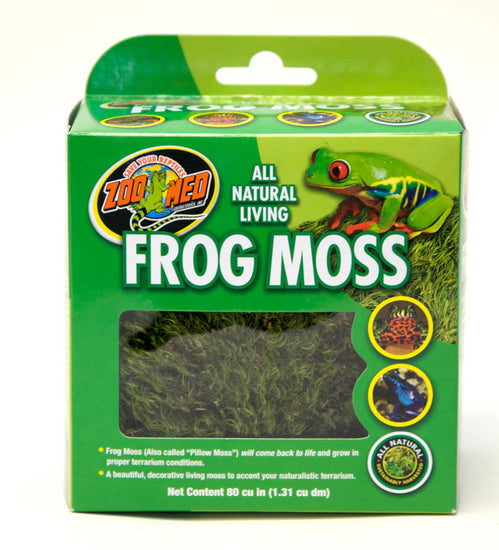 Zoo Med Frog Moss Substrate Green 1ea/80 Cu In for your Pet Reptile with Pet Store X.