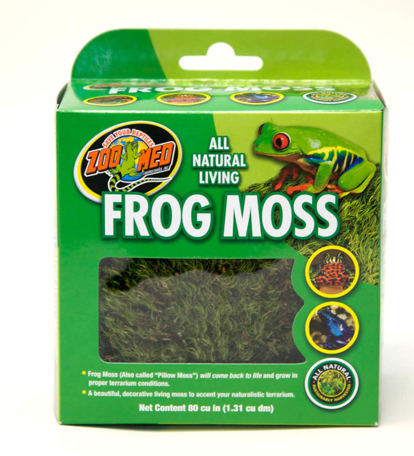 Zoo Med Frog Moss Substrate Green 1ea/80 Cu In for your Pet Reptile with Pet Store X.