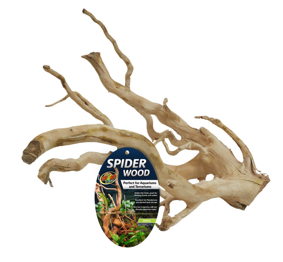 Zoo Med Spider Wood Brown 1ea/SM