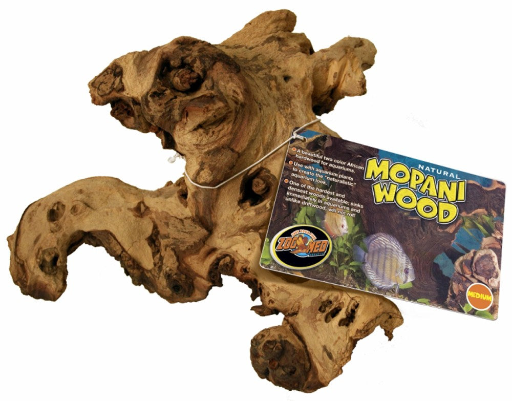 Zoo Med Aquarium Mopani Wood Brown 1ea/10In-12 in, MD for your Pet Fish.