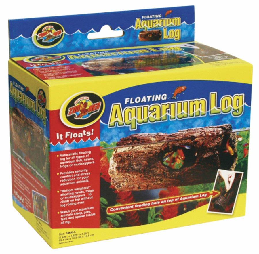 Zoo Med Floating Aquarium Log Brown 1ea/SM for your Pet Fish.