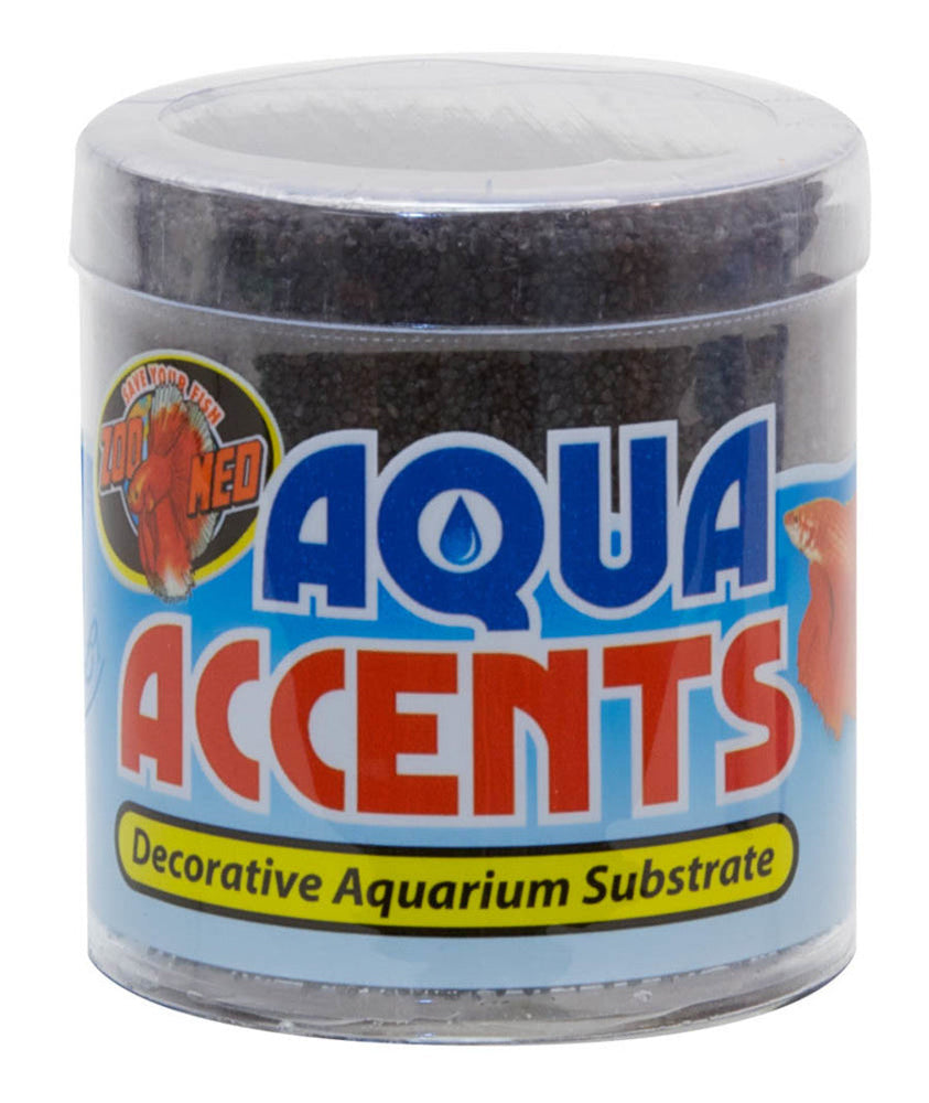 Zoo Med Aqua Accents Sand Midnight Black 1ea/8 oz for your Pet Fish.