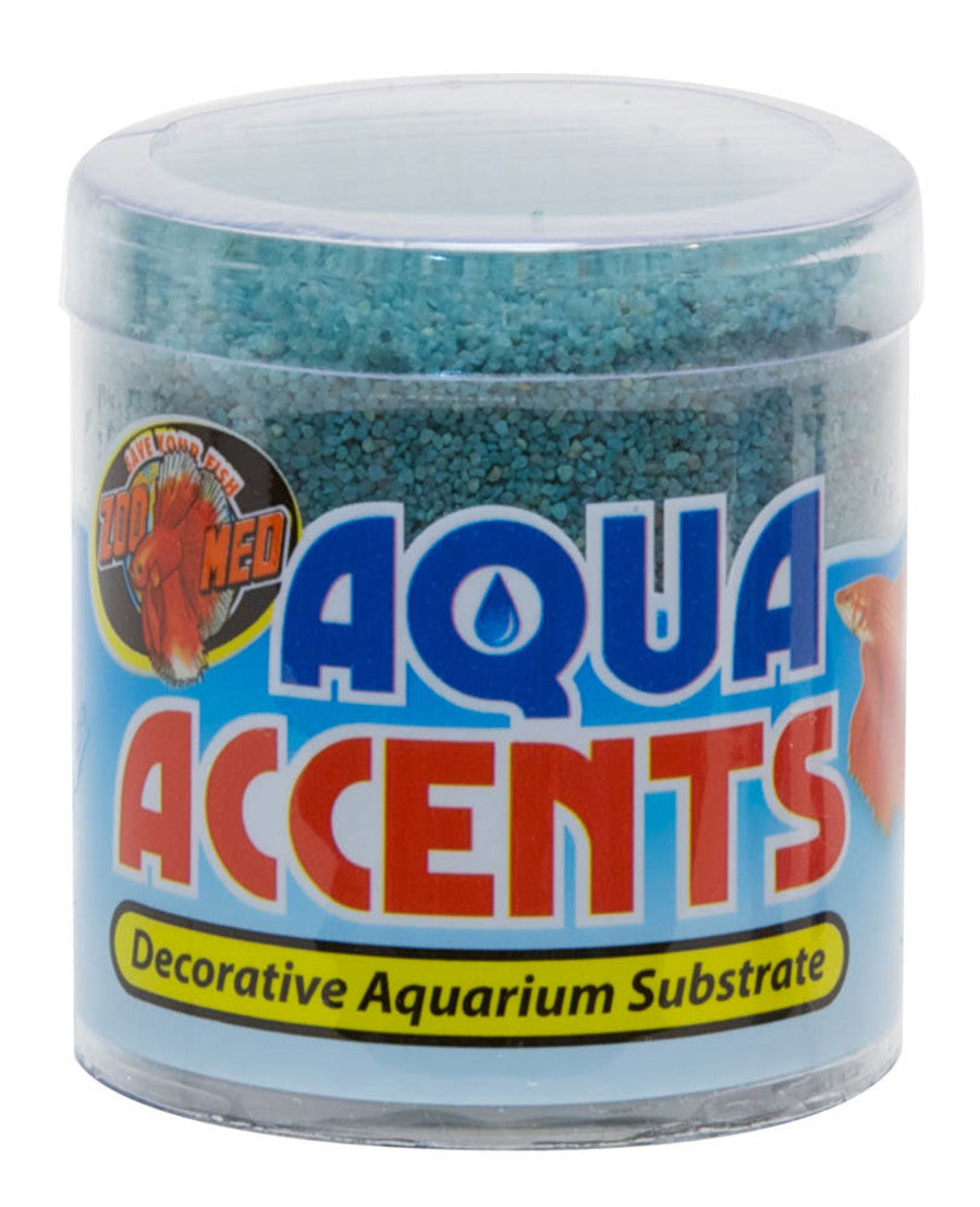 Zoo Med Aqua Accents Sand Terminator Teal 1ea/8 oz