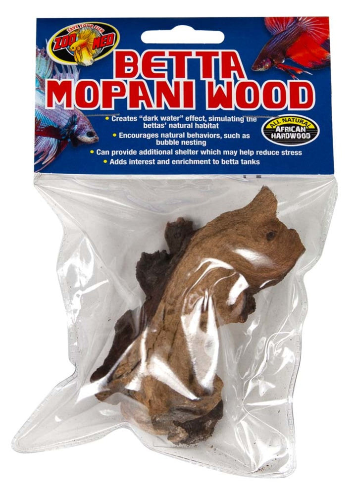 Zoo Med Betta Mopani Wood Brown 1ea for your Pet Fish.