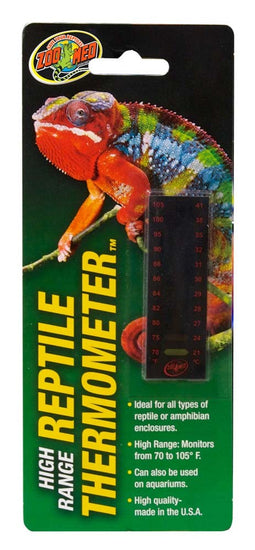 Zoo Med High Range Reptile Thermometer Black 1ea for your Pet Reptile with Pet Store X.