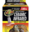 Zoo Med ReptiCare Ceramic Infrared Heat Emitter 1ea/100 W