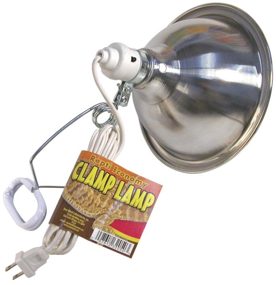 Zoo Med Repti Economy Clamp Lamp Fixture Silver 1ea/85 in for your Pet Reptile with Pet Store X.