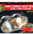 Zoo Med Mini Combo Deep Dome Lamp Fixture Black 1ea