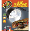 Zoo Med Mini Desert UVB Lighting Combo 1ea for your Pet Reptile with Pet Store X.