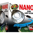 Zoo Med Nano Dome Lamp Fixture Black 1ea/4 in