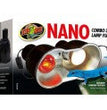 Zoo Med Nano Combo Dome Lamp Fixture Black 1ea/8 In X 4 in