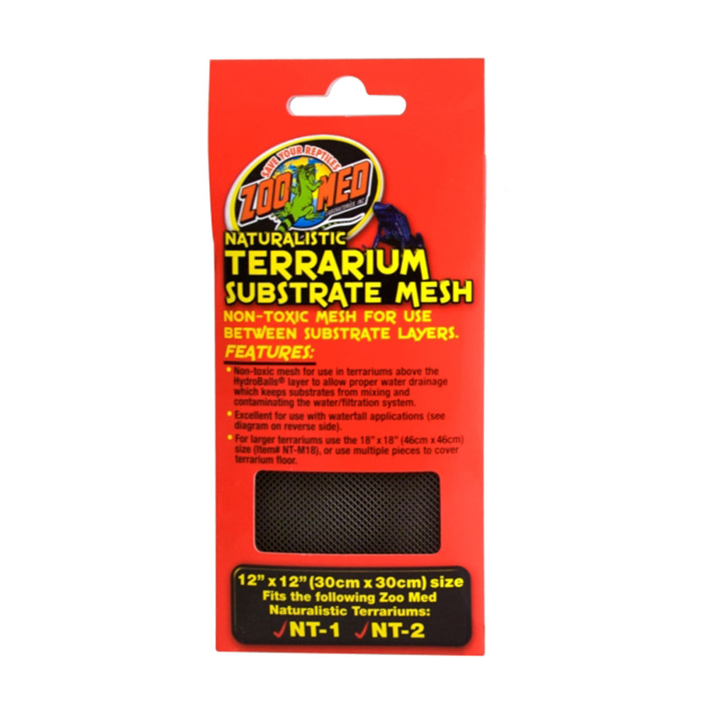 Zoo Med Naturalistic Terrarium Substrate Mesh Black 1ea/12 In X 12 in