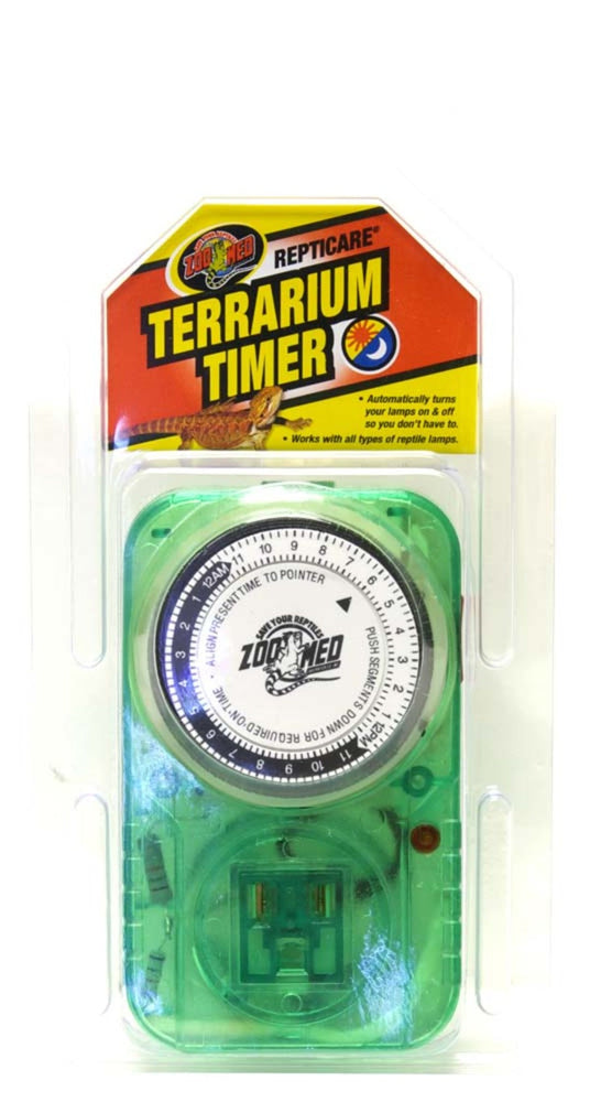 Zoo Med ReptiCare Terrarium Timer Green 1ea