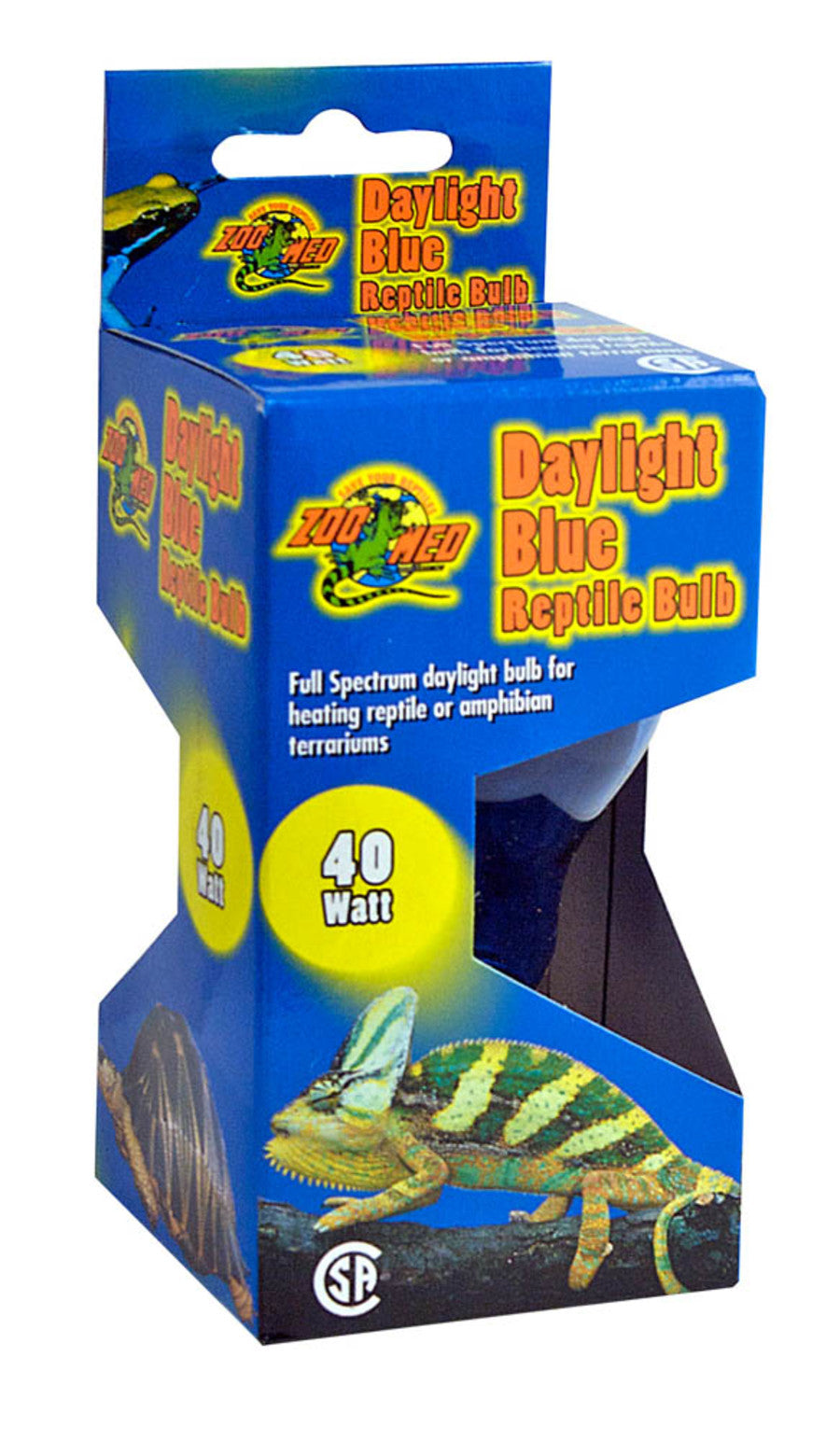 Zoo Med Daylight Blue Reptile Bulb Blue 1ea/40 W