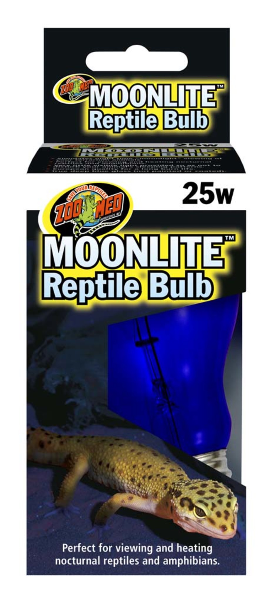 Zoo Med Moonlite Reptile Bulb Deep Blue 1ea/25 W for your Pet Reptile with Pet Store X.