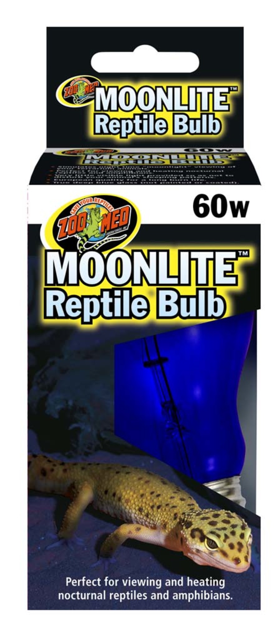 Zoo Med Moonlite Reptile Bulb Deep Blue 1ea/60 W