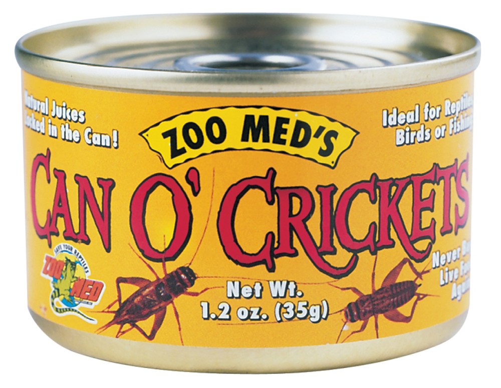 Zoo Med Can O' Adult Crickets Reptile Wet Food 1ea/12 oz for your Pet Reptile with Pet Store X.