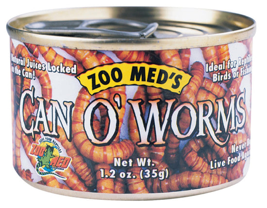 Zoo Med Can O' Worms Reptile Wet Food 1ea/12 oz for your Pet Reptile with Pet Store X.