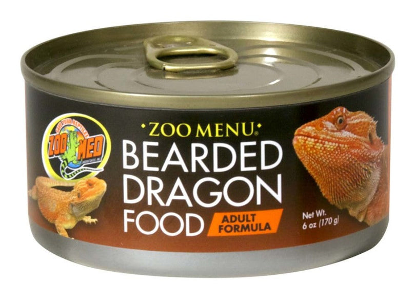 Zoo Med Bearded Dragon Adult Canned Formula Wet Food 1ea/6 oz for your Pet Reptile with Pet Store X.